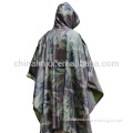 Camouflage Rip-Stop Military Multifunction Waterproof Rain Poncho Raincoat Jungle Tactical Poncho